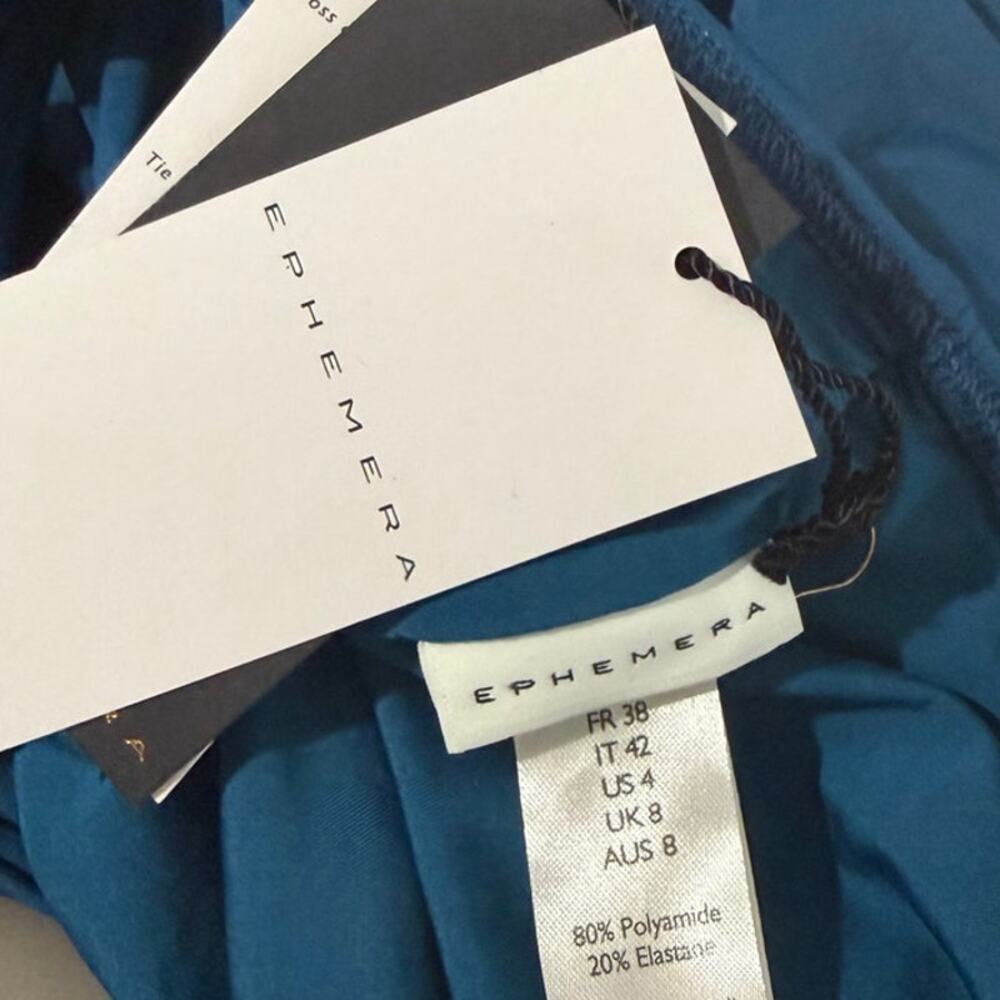 NWT Ephemera Wrap One Piece Swimsuit Size 4 - Picture 6 of 8